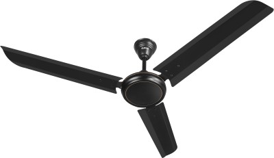 SUPER APPLIANCES RALPH 1200 mm 3 Blade Ceiling Fan(Energy Saving | SMOKE BROWN | Pack of 1)