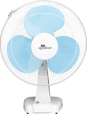 RR Centaur with 2 Year Warranty 400 mm Table Fan(1 Star | Blue, White | Pack of 1)