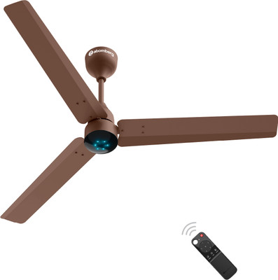 Atomberg Renesa Ceiling Fan 5 Star 1200 mm 3 Blade Ceiling Fan(BLDC Motor with Remote | Matt Brown | Pack of 1)