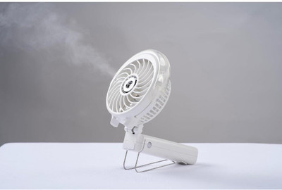 Brrf Facial Fan, Desk Fan, Carry it anywhere with 12 Months Warranty Ultra High Speed 70 mm Table Fan(White | Pack of 1)