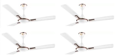 Orient Electric Avalon Prime Pack of 4 1 Star 1200 mm 3 Blade Ceiling Fan(White | Pack of 4)