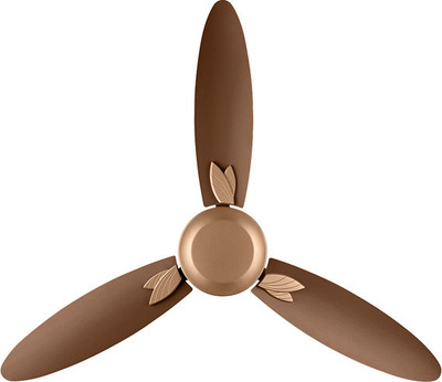 USHA BLOOM MAGNOLIA with 2 Year Warranty Silent Operation 1250 mm Ceiling Fan(Golden & Brown | Pack of 1)