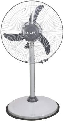 ATLAS 400 mm Toofani Farata Pedestal Fan / 65 Watt /400mm/Speed 2200 RPM 1 Star 3 mm 3 Blade Table Fan