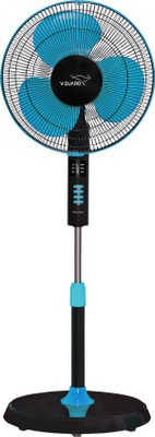 V-Guard Esfera Remote 3 Blade (Blue Black) with 2 Year Warranty Remote Controlled 400 mm Pedestal Fan(Blue Black | Pack of 1)