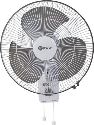 KWW HEXA HS 300 mm 3 Blade Wall Fan(Silent Operation | White Grey | Pack of 1)