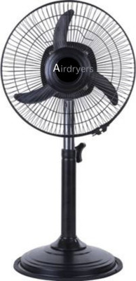 Airdryers MINI BULLET FAN 300 mm 3 Blade Pedestal Fan with 1 Year Warranty Ultra High Speed 300 mm Pedestal Fan(Black | Pack of 1)
