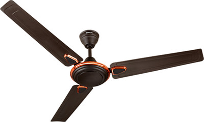 BAJAJ Bajaj Crest Deco Turbo 1200mm Choko Brown Ceiling Fan 1 Star 1200 mm 3 Blade Ceiling Fan(Energy Saving | Brown | Pack of 1)