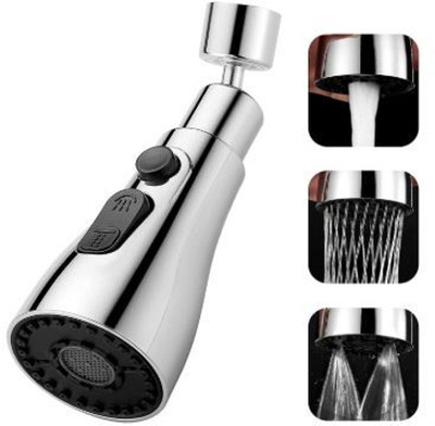 VIBELO Faucet head Universal Kitchen Faucet 3-Function Pull Down Sink Sprayer Faucet Nozzle(Push On)