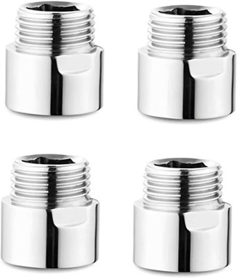LABz Extention Nipple For Pipe Fittings 1-Inch Pack of 4 Faucet Nozzle(Screw On)