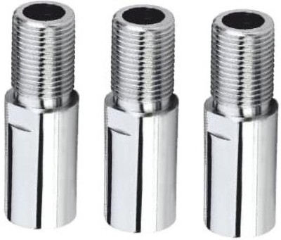 fastgear 2.5inch Male Threaded Tap Extension Fittings for Bathroom Toilet/Kitchen(3pcs) Faucet Nozzle(Screw On)