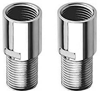 fastgear 2inch Threaded Brass Screw Fittings Pipe Quick Connector (2pcs) Faucet Nozzle(Screw On)