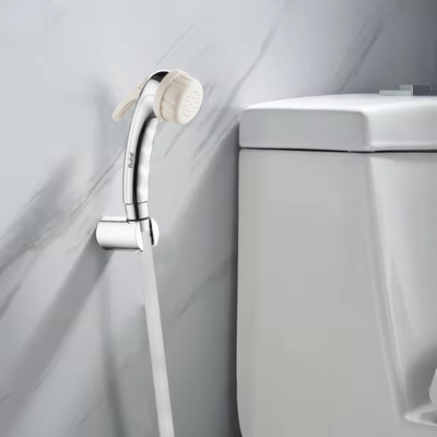 RUHE Miga ABS Handheld Jet Spray with PVC Hose Pipe and Hook for Toilet, Health Faucet Set
