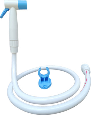 fastgear by Fastgear PTMT Toilet Sheet Health Faucet/Jet Spray with pipe & Hook for Bathroom Faucet Set