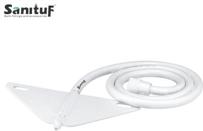 Sanituf ACC-1521 PTMT Jet Spray Straight with 1 Meter Connection Pipe Faucet Set