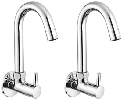 DRIZZLE Sink Cock Flora Brass - Set of 2 Faucet Set