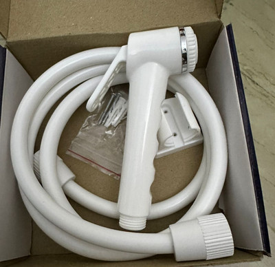 Safaaqua Abs plastic toilet sparay gun with 1.5 M tube and hook Faucet Set