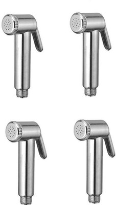 LUVBATH FITTING by LUVBATH FITTING ABS Handheld Bidet Hand Sprayer | Chrome Finish Health Faucet Gun Only | 4 Piece Faucet Set