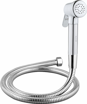 Adivta ELLIE BRASS Health Faucet with Grade 1.5 Meter Flexible Hose Pipe and Wall Hook Faucet Set