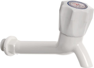 GrahLogy by POLO 3 Pc Plastic Long Body Water Tap for Bathroom Kitchen Sink Wash Basin nal PVC Faucet Set