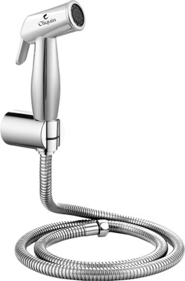 Cliquin KSHF2202	Half Square Parrot Abs Bidet Spray With SS-304 Grade 1.25 Shower Tube and Wall Hook Health  Faucet(Wall Mount Installation Type)