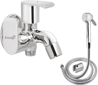 Prestige Watefall Bib Cock 2 Way With Flora HF Faucet Set