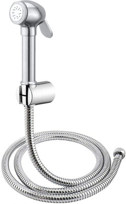 COSSIMO Brass Dolphin Health Faucet with 1.0 meter Hose Pipe and ABS Hook (Set of 1) Faucet Set