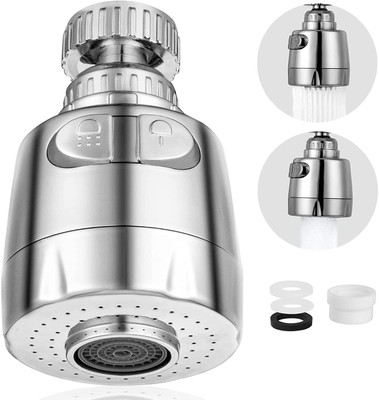 HEXONIQ by HEXONIQ Swivel Sink Faucet Extended Bubbler Tap Aerator Water Saving Faucet Filter Tap Aerator Filter Tap Spray Adjuster Nozzle Head for Bathroom Kitchen Faucet Set