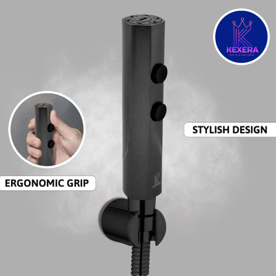 kexera KX-31911 RD BLACK WITH TUBE AND HOOK Faucet Set