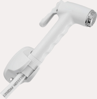 Sparsh Classic Ivory 2 in 1 with 1 mtr PVC Tube / Hose and Hook Faucet Set