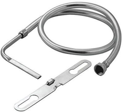 COSWARE Stainless Steel 1.5 meter Flat Nozzle Bidet Jet Spray for Toilet (Set of 1) Faucet Set