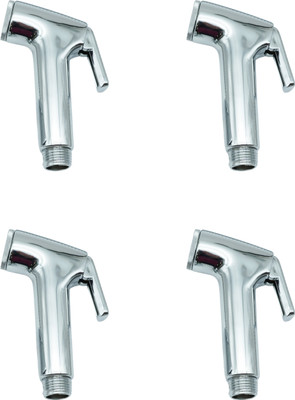 LUVBATH FITTING Chrome Finish ABS Health Faucet Gun Only (4 Piece) | Handheld Bidet Hand Sprayer Faucet Set