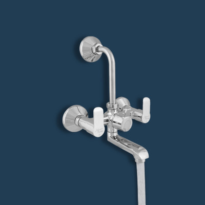 Johnson Pedder Deus 2-in-1 Wall Mixer For Bathroom Brass Material ChromeFinish 10Years Warranty Faucet Set