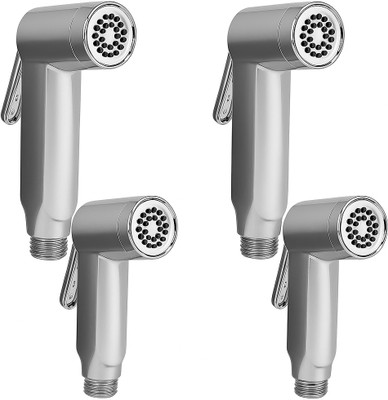 LUVBATH FITTING Chrome Finish ABS Handheld Bidet Hand Sprayer | 4 Piece Health Faucet Gun Only | Faucet Set