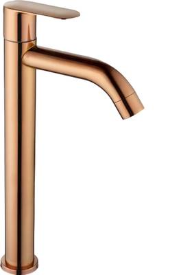 Carnival SS-304 Rose Gold Extended Tall Body Tap for Wash Basin | 12 Inches Tall Pillar Cock Pillar Tap Faucet