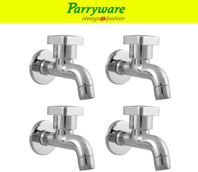Parryware Ritz Bib Cock Tap Aerator– Wall Mounted set of 4 pic 358 Wall Mounted Bib Tap – Brass Bib Cock Faucet Bib Tap Faucet(Wall Mount Installation Type)