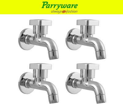 Parryware Ritz Bib Cock Tap Aerator– Wall Mounted set of 4 pic 011 Wall Mounted Bib Tap – Brass Bib Cock Faucet Bib Tap Faucet(Wall Mount Installation Type)