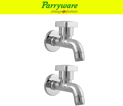Parryware Ritz Bib Cock Tap Aerator– Wall Mounted set of 2 pic 085 Wall Mounted Bib Tap – Brass Bib Cock Faucet Bib Tap Faucet(Wall Mount Installation Type)
