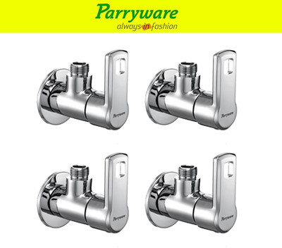 Parryware Vista Angle Valve – Brass Quarter Turn Stop Valve set of 4 pic 239 Angle Valve – Brass Quarter Turn Stop Valve for Bathroom & Kitchen Angle Valve Faucet(Wall Mount Installation Type)