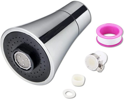 Nathgra Water Saving Flexible Swivel Sink Faucet Extension Bubbler Adjuster Head 360° Rotating Tap 2-Gear Dual Spray Faucet Head Aerator for Kitchen & Bathroom Spout Faucet(Spout Installation Type)