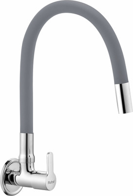 RUHE Pavo Sink Cock with Flexible Silicon Grey Spout Faucet/Tap (Foam Flow) 20 Inches 360° Rotatable Super-Functional Water Tap for Kitchen Sinks Spout Faucet(Wall Mount Installation Type) RUHE Pavo Sink Cock with Flexible Silicon Grey Spout Faucet/Tap (Foam Flow) 20 Inches 360° Rotatable Super-Functional Water Tap for Kitchen Sinks Spout Faucet(Wall Mount Installation Type)