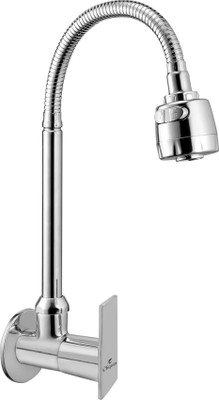 Cliquin CSSC101-Siya Brass Flexible Sink Tap, Dual Flow with Foam and Shower Mode Sink Tap Faucet(Wall Mount Installation Type)
