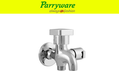 Parryware Ritz 2-in-1 Bib Cock Tap – Wall Mounted Brass set of 1 pic 232 Two-in-One Bib Cock Tap – Wall Mounted Bathroom Use Bib Tap Faucet(Wall Mount Installation Type)