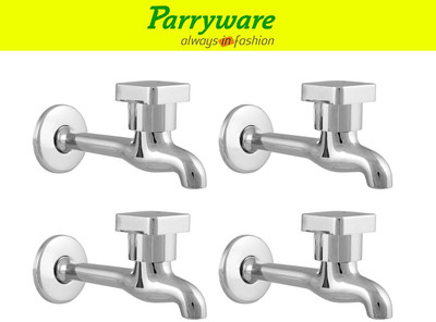 Parryware Ritz Bib Cock Tap long body set of 4 pic 151 Wall Mounted Bib Tap long body – Brass Bib Cock Faucet Bib Tap Faucet(Wall Mount Installation Type)