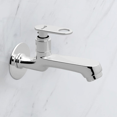 Prestige Curio Max Long body With Wall Flange For Bathroom Kitchen Sink Bib Tap Faucet(Wall Mount Installation Type)