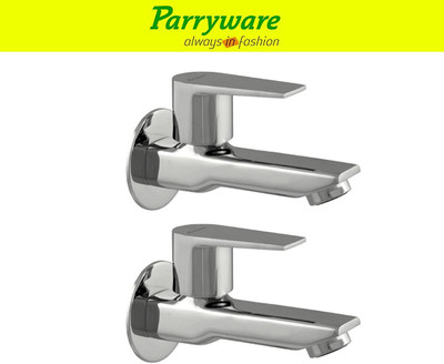 Parryware Praseo Bib Cock Tap – Wall Mounted Brass set of 2 pic 212 Wall Mounted Bib Tap – Brass Bib Cock Faucet Bib Tap Faucet(Wall Mount Installation Type)