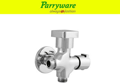 Parryware Ritz Brass 2 in 1 angle valveTap set of 1 pic 100 Ritz brass 2 in1 angle valveTap with wall flange Angle Valve Faucet(Wall Mount Installation Type)