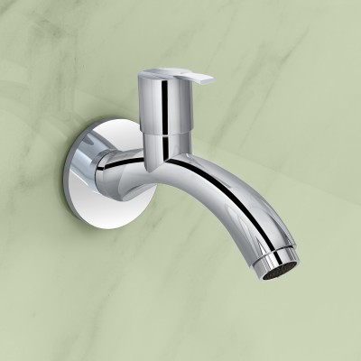 Impulse by Plantex APS-AQ-1402-CP-P1 Pure Brass Long Body Bib Tap for Wash Basin/Kitchen Sink Faucet-(Chrome ) Bib Tap Faucet(Wall Mount Installation Type)