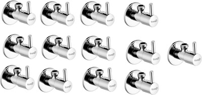 Prestige Premium quality stainless steel Angle Cock TURBO Handle Chrome Plated_set of-13 Angle Cock Faucet(Wall Mount Installation Type)