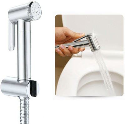Belonero Heavy Jet Spray Hand Held Bidet Gun Only Toilet Spray Gun ABS Build with Brass Pin Health  Faucet(Wall Mount Installation Type)
