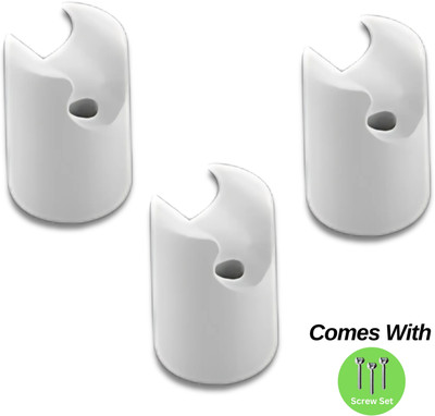 HOMIFY Helath Faucet Jet Spray Hook (Pack Of 3) | Western Toilet Spray (Hook) Homify ABS Health Faucet Jet Spray | High-Pressure Handheld Bidet Sprayer Health  Faucet(Wall Mount Installation Type)